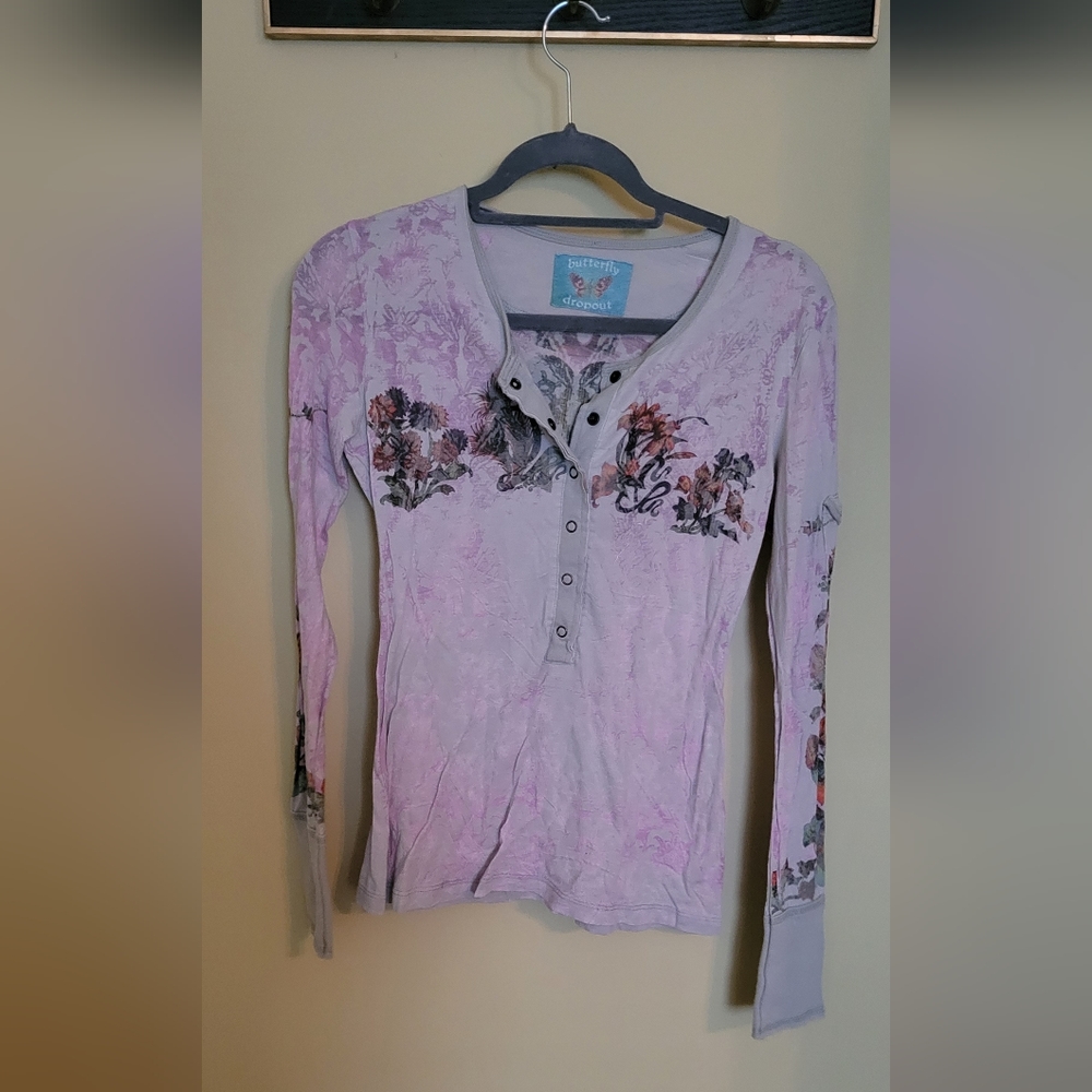 Butterfly dropout long sleeve
